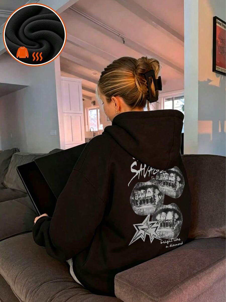 Winter Clothing Drawing - 1 unidad: sudadera térmica de manga