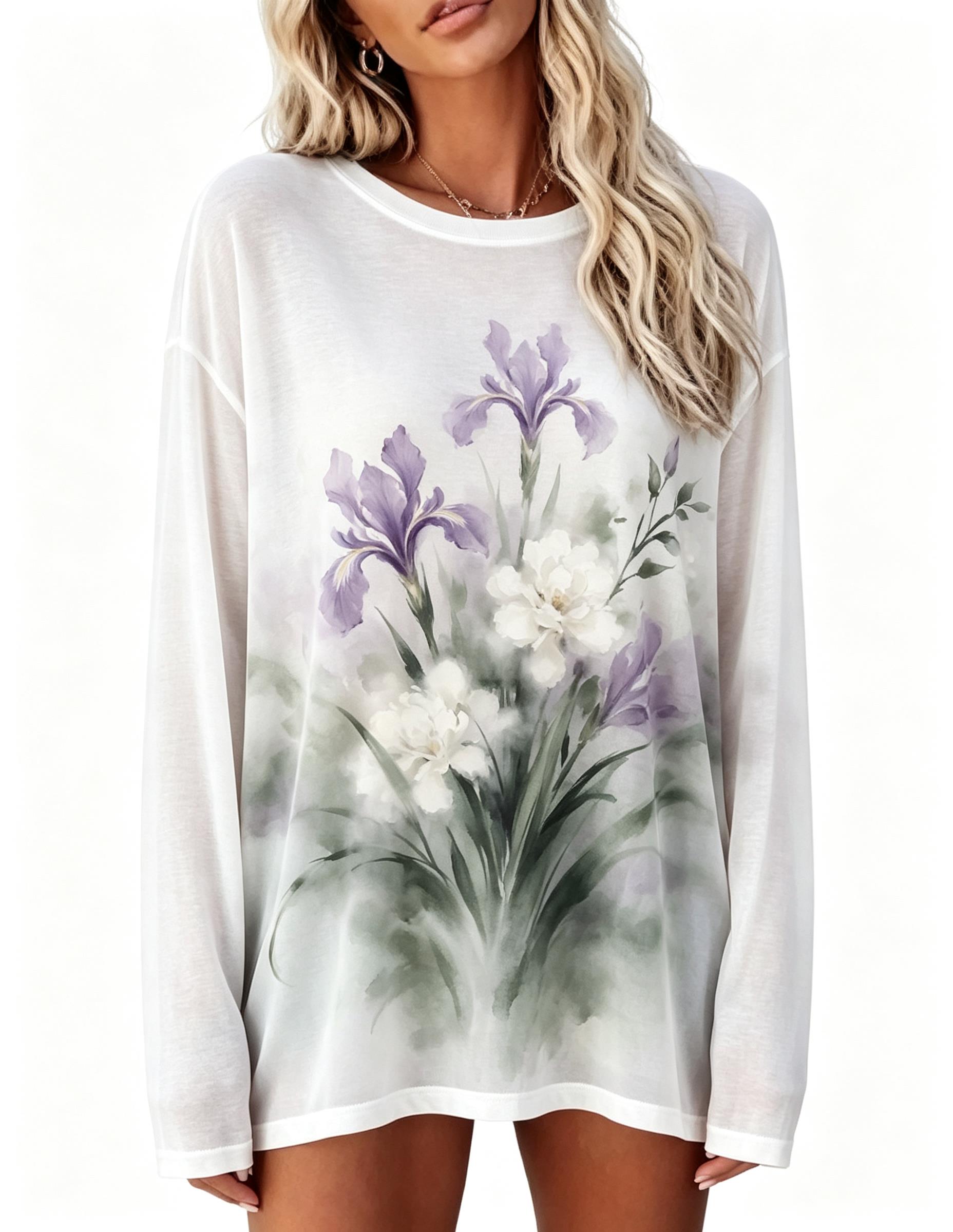 Camiseta de manga larga para m - Winter Clothing For Women reseña y precio