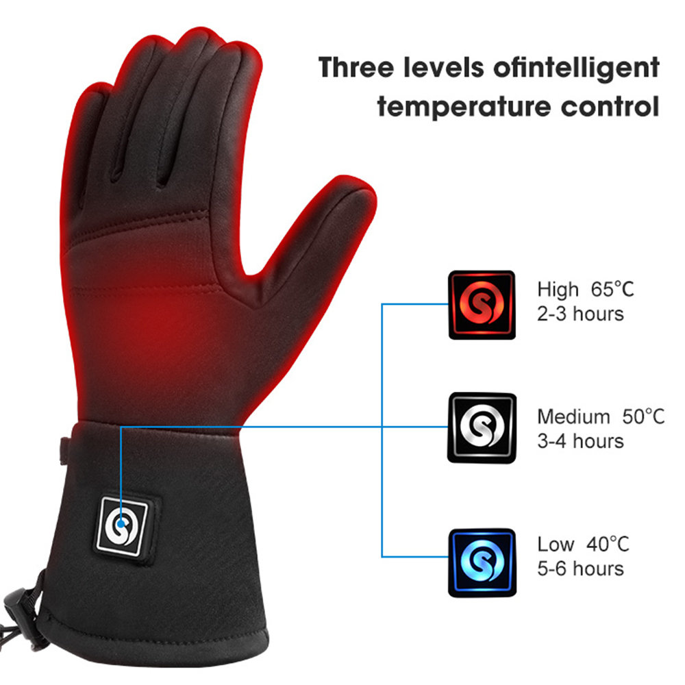 Snow Deer S18 guantes calefact - Heated Gloves Electric reseña y precio