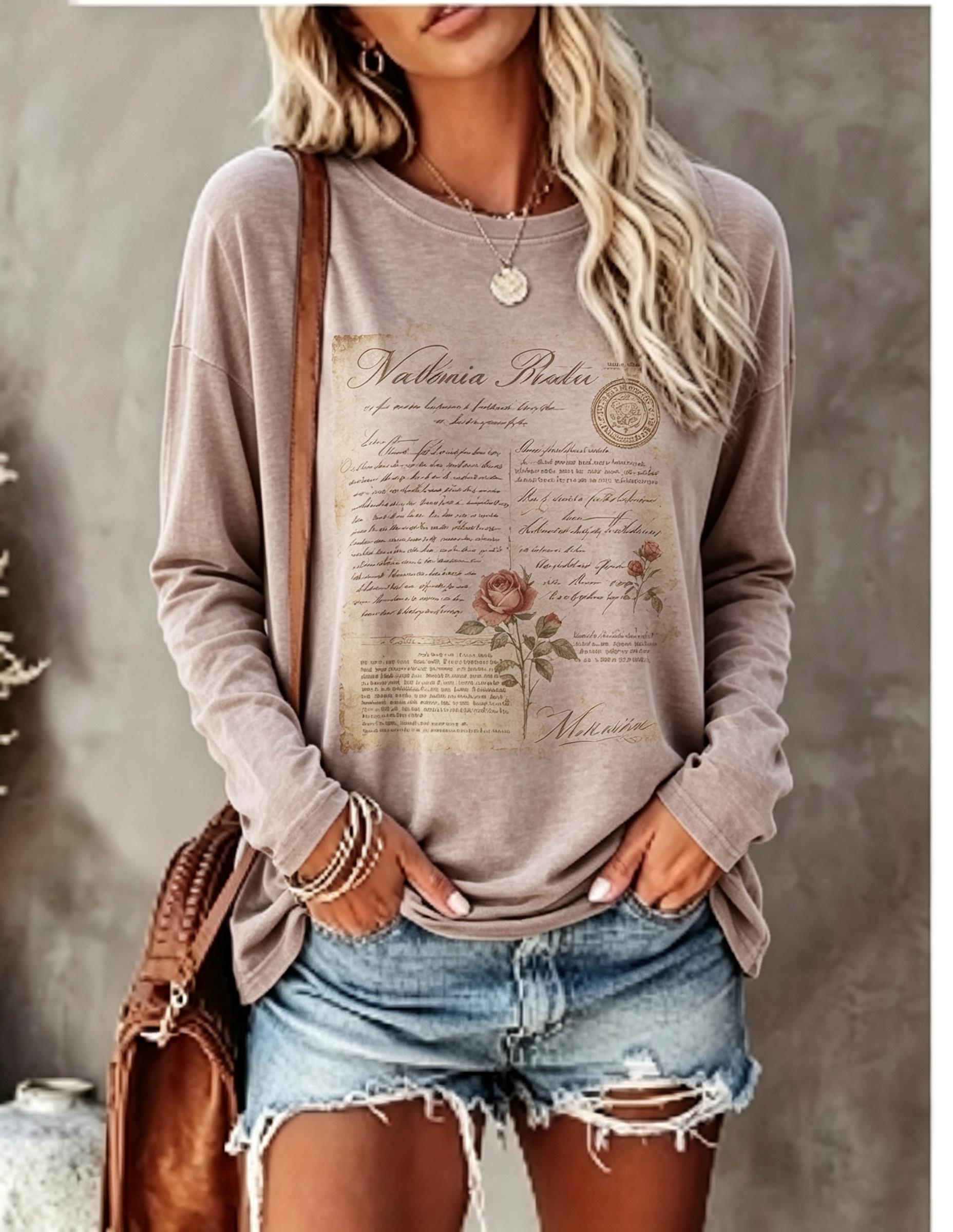 Camiseta de manga larga para m - Winter Clothing For Women reseña y precio